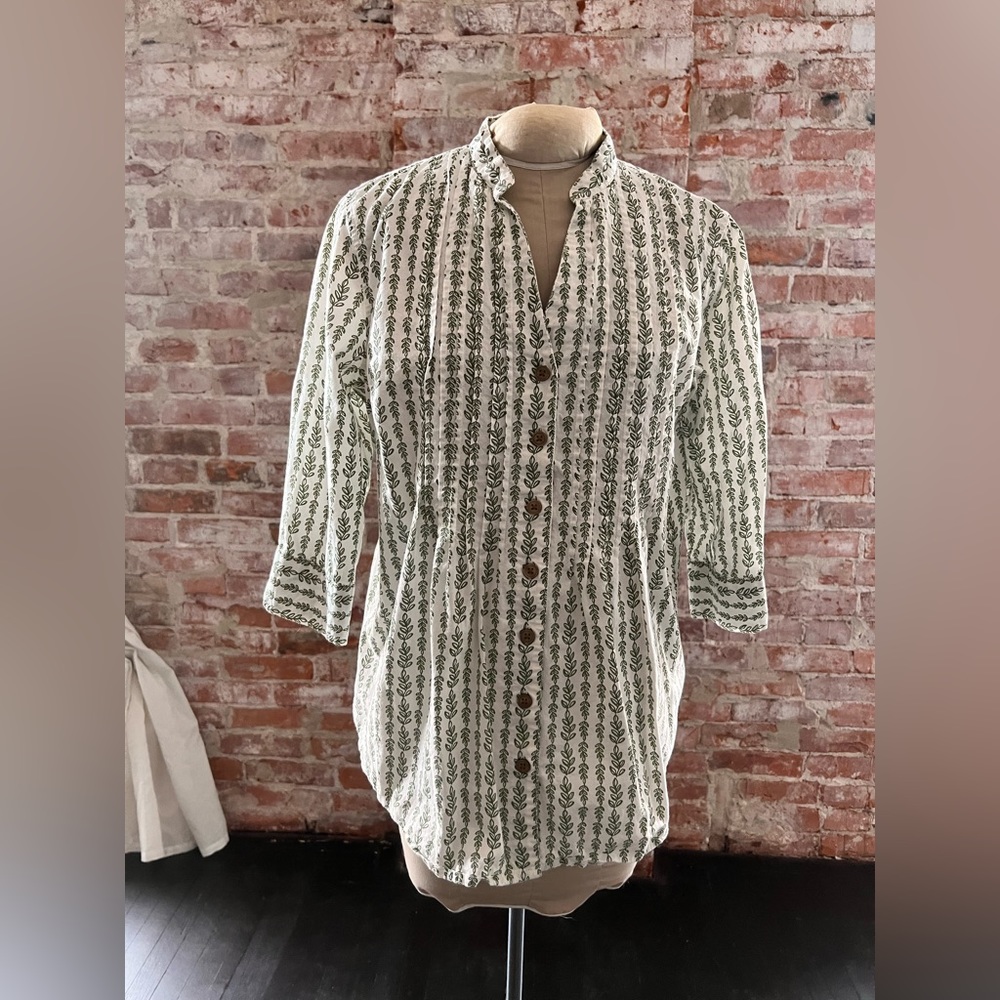 Cottagecore Vine Pattern Tunic